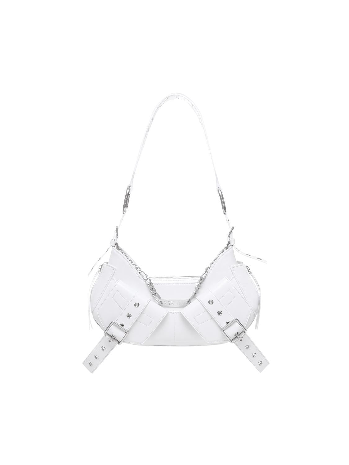 Borsa a spalla y2k001 FBBP70001CAR -BIANCO/NICKEL BIASIA