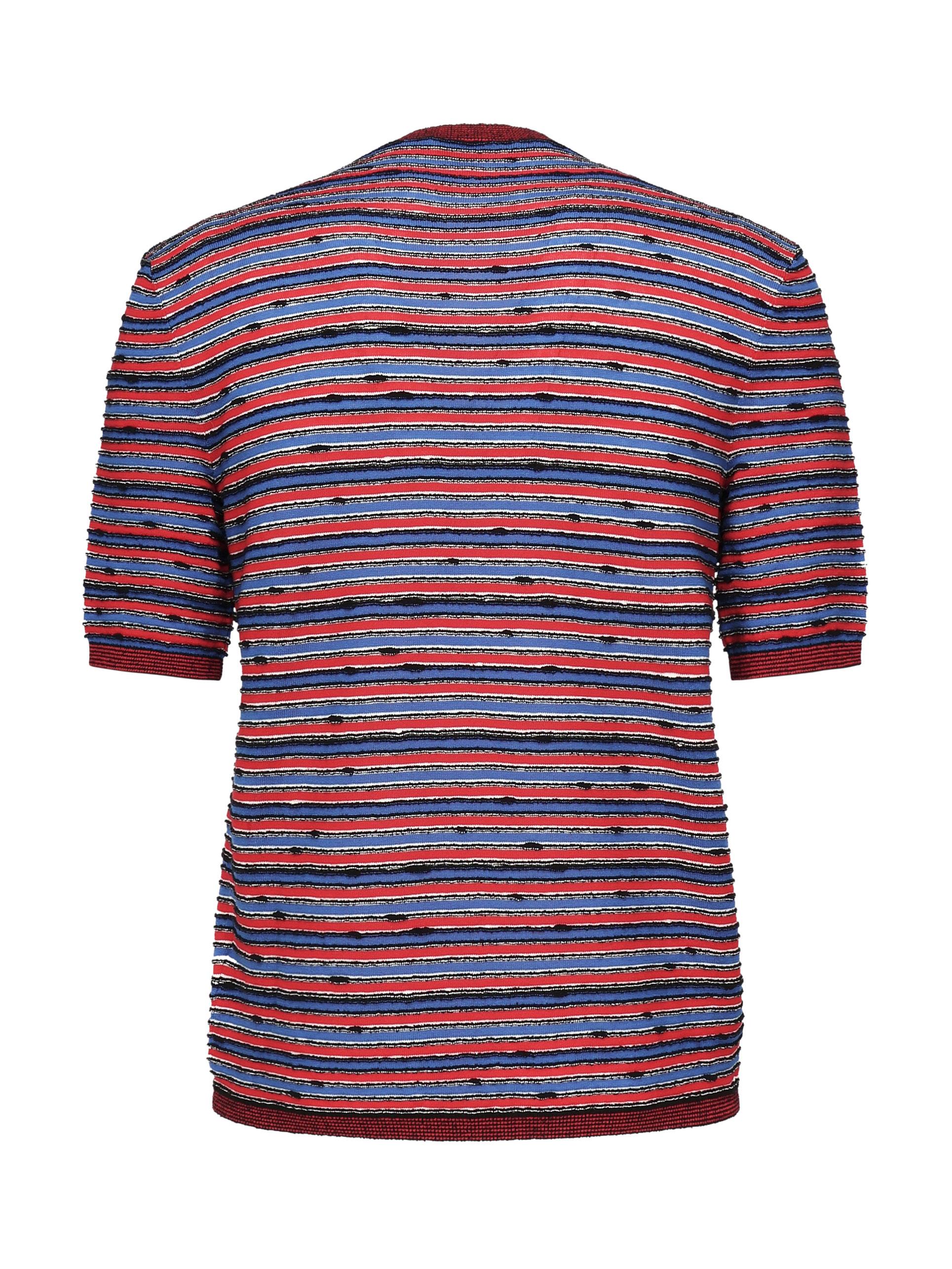 T-Shirt a righe in cotone 811528 V4WU04510 BOTTEGA VENETA