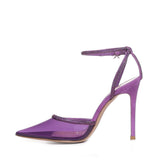 Décolleté con cinturino G95406.15RIC.PLCFRFR PLEXI+CAMOSCIOFREESIA+FREESI GIANVITO ROSSI