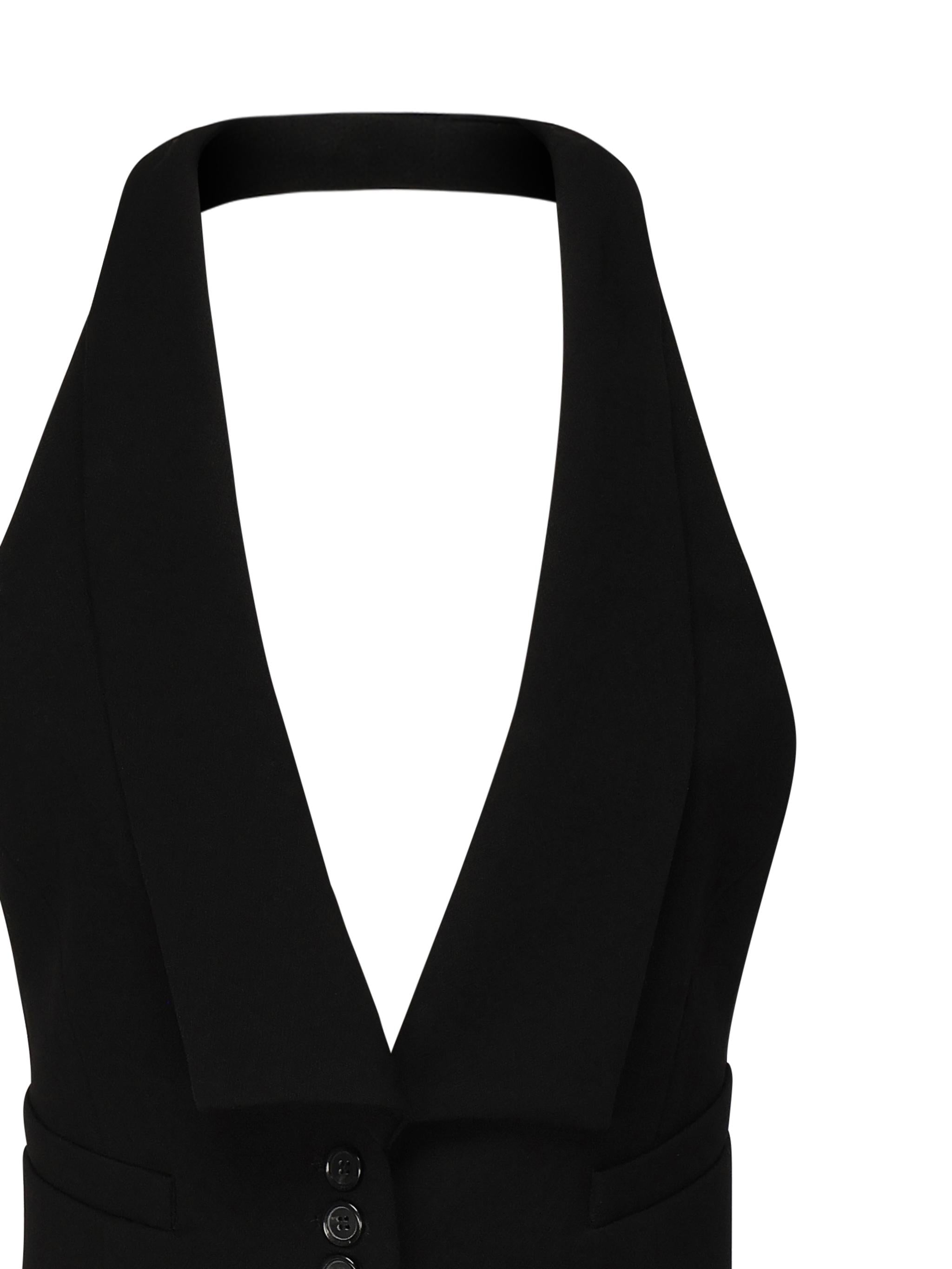 Gilet con schiena scoperta <BR/> 105109 A2JLZ99 PINKO