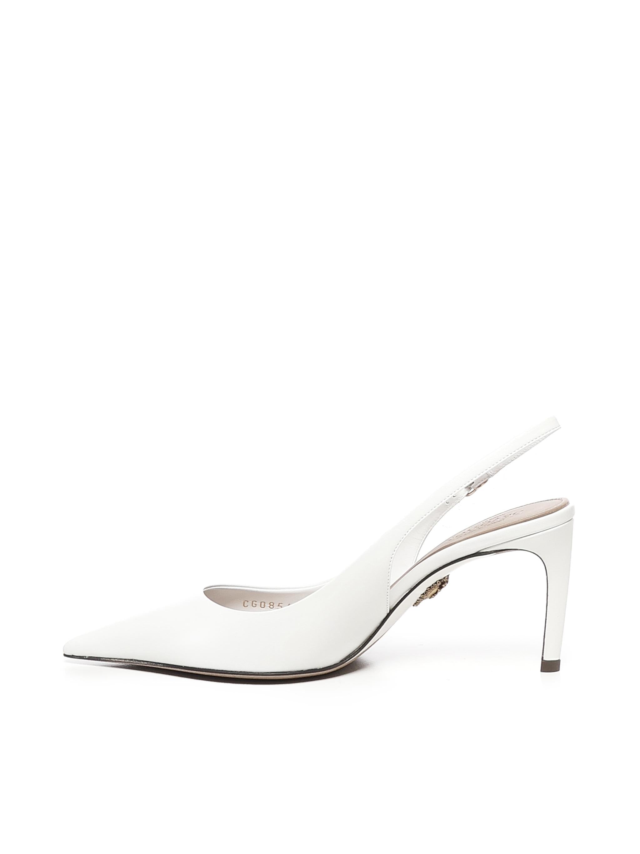 Slingback in pelle di capretto lucido CG0854 A573880002 DOLCE & GABBANA