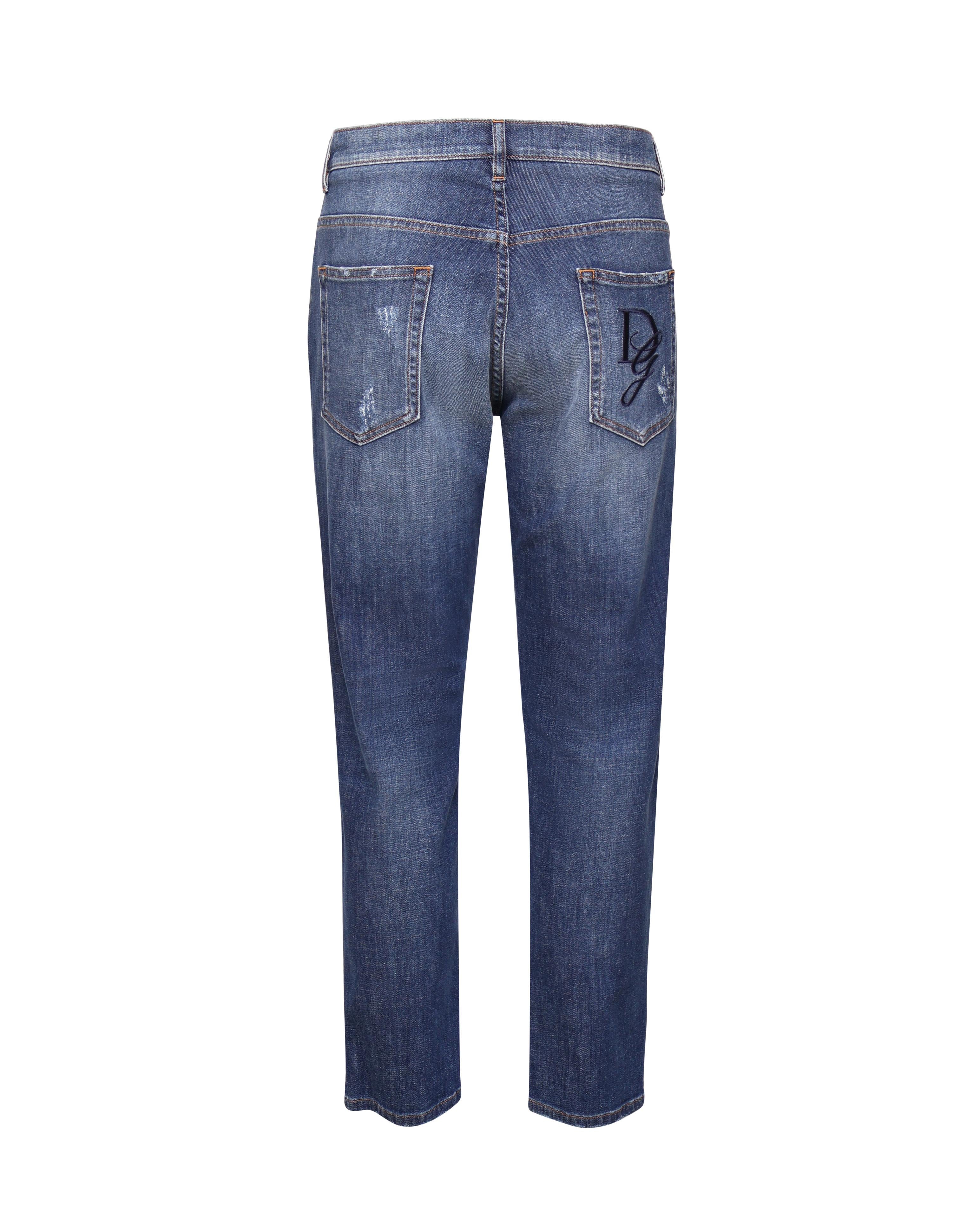 Jeans in cotone GYJDAZ G8JT2S9001 DOLCE & GABBANA