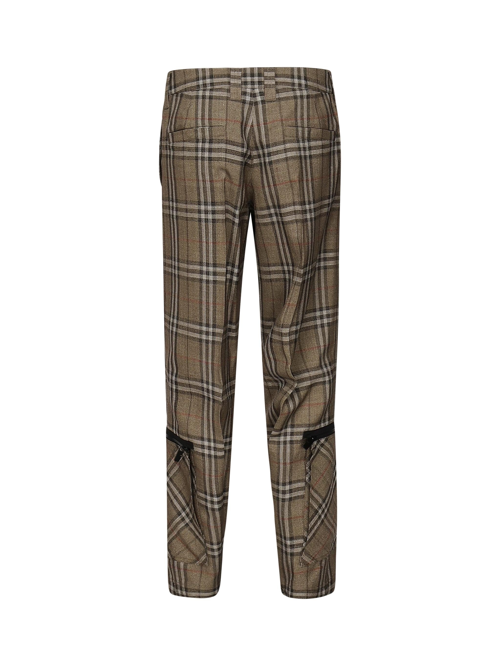 Pantaloni cargo in misto seta Check 8108349 C1846 BURBERRY