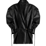 Giacca in ecopelle martellata 25PRNCP-0024 NINEMINUTES