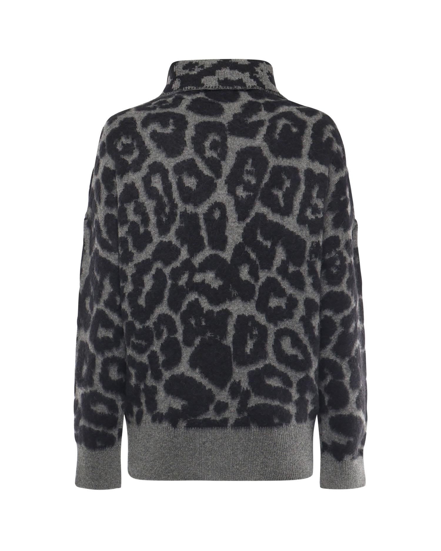 Pullover con stampa leopardo 6K1054 3S25901010 STELLA McCARTNEY