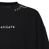 Felpa "Loops" in cotone A3435001 BLACK AXEL ARIGATO