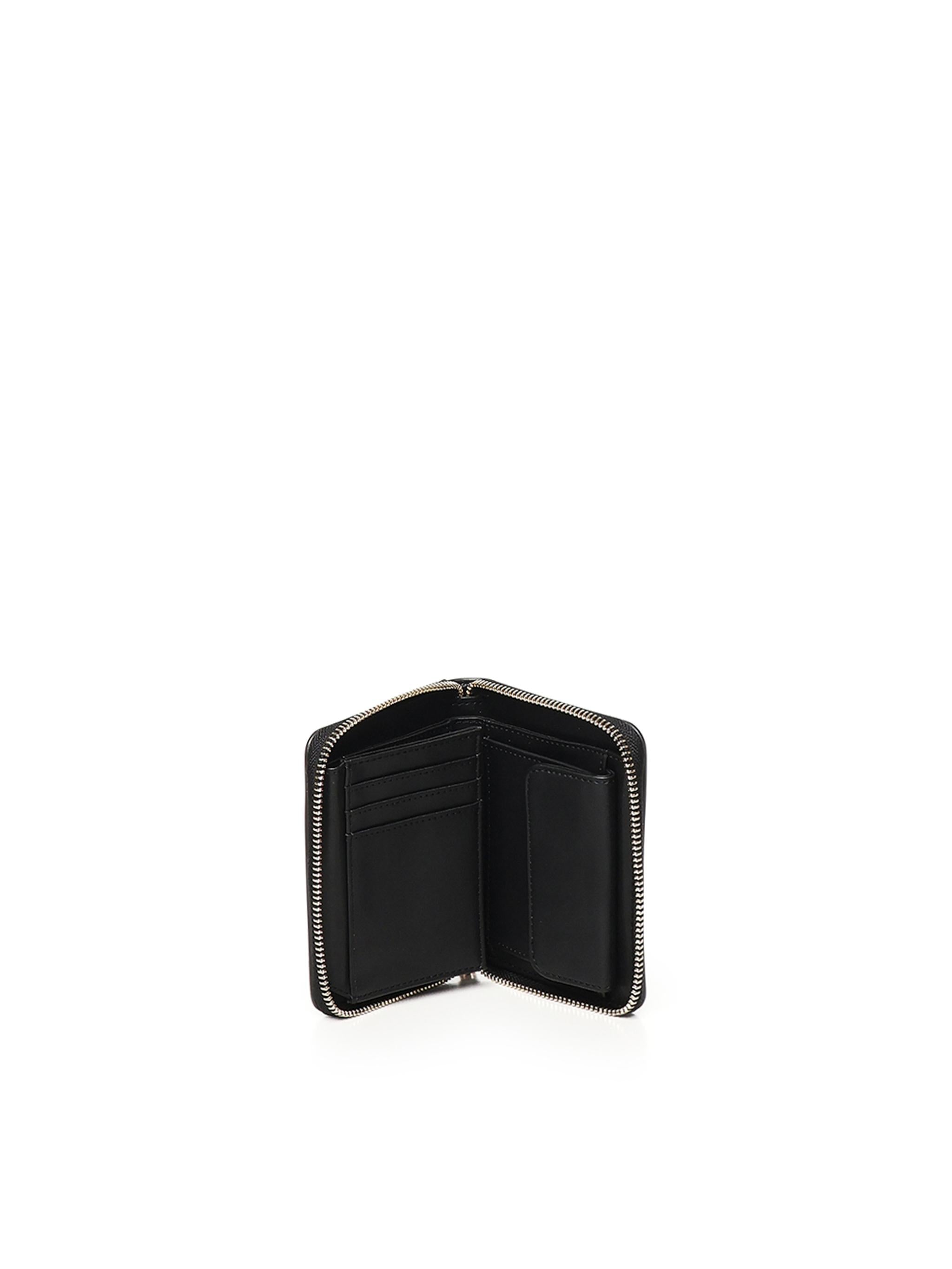 Portafoglio zip around con logo JC5702PP1MLD0 000 LOVE MOSCHINO