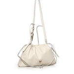 Borsa Clutch a spalla grande in pelle<BR/> 105825 A0QOZ14Q PINKO