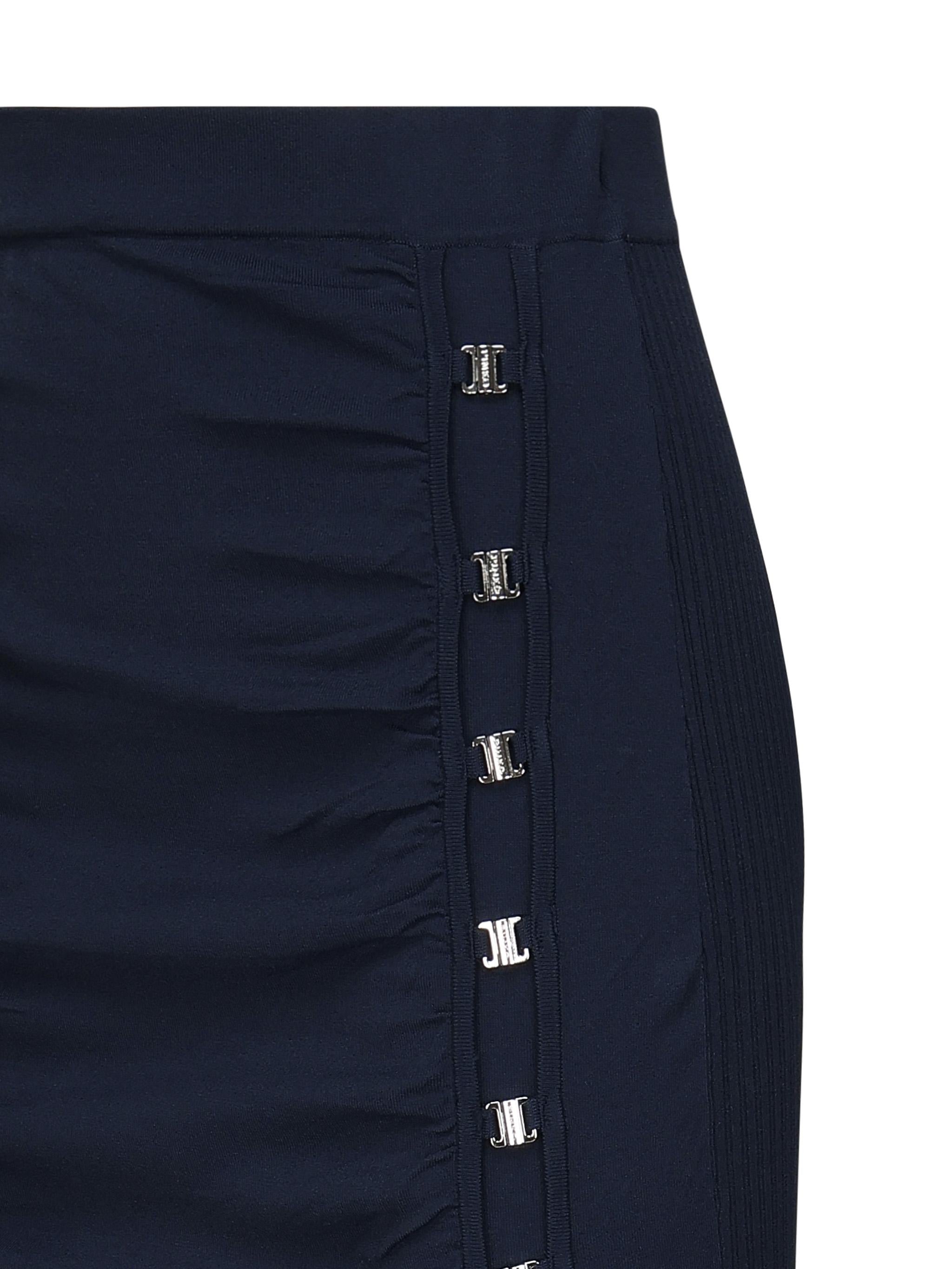 Gonna lunga in maglia con gancetti 104726 A2F0G82 PINKO