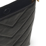 Bustina in pelle motivo chevron 105352 A2W2Z99Q PINKO