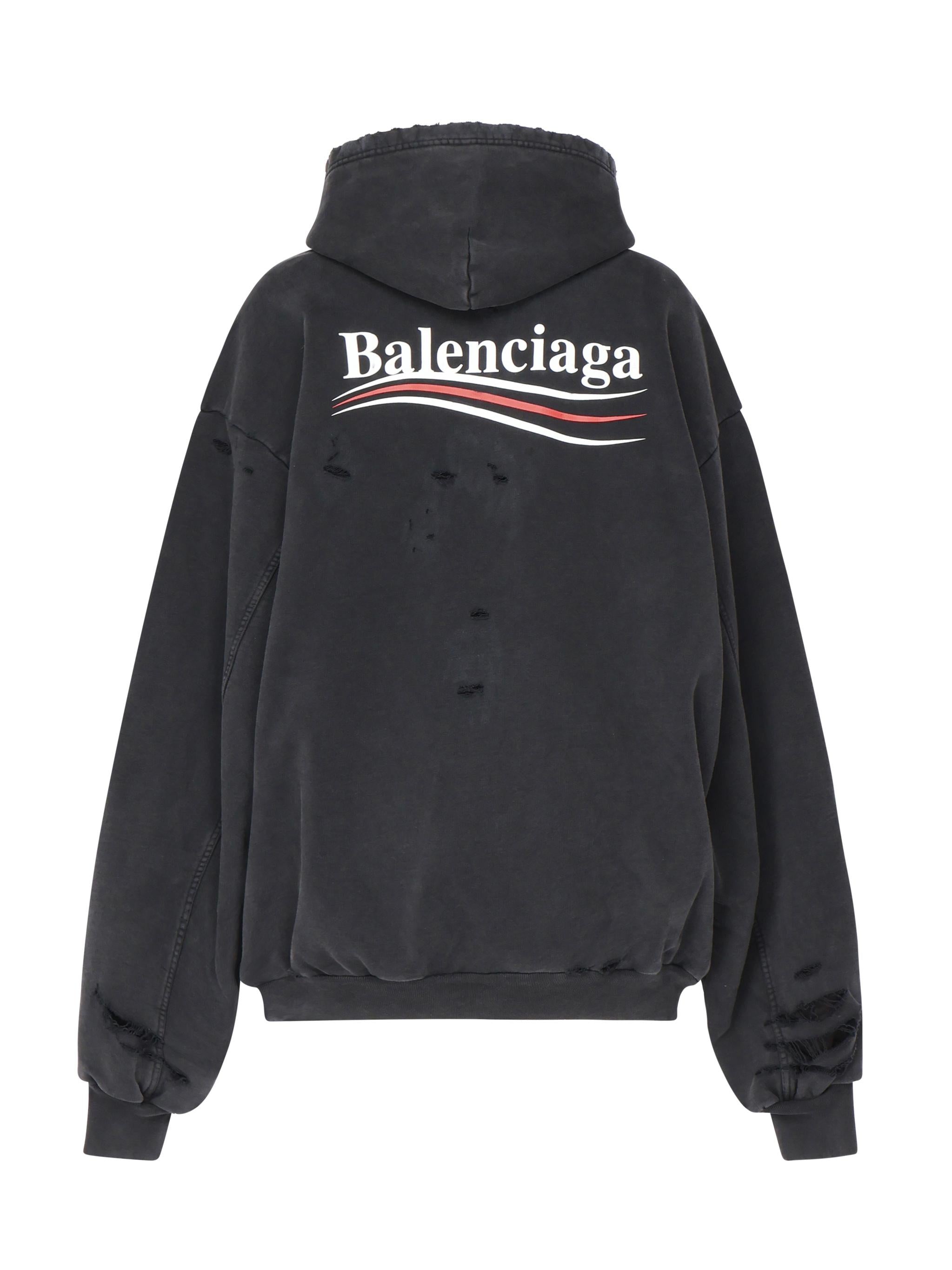 Felpa oversize in cotone 818557 TRVP99756 BALENCIAGA