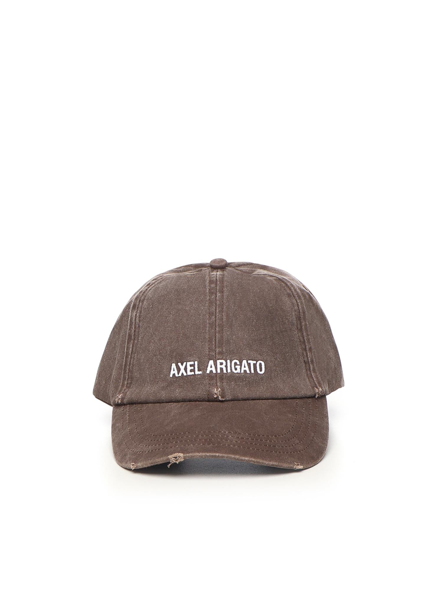 Cappello da baseball con logo X0101012 BROWN AXEL ARIGATO