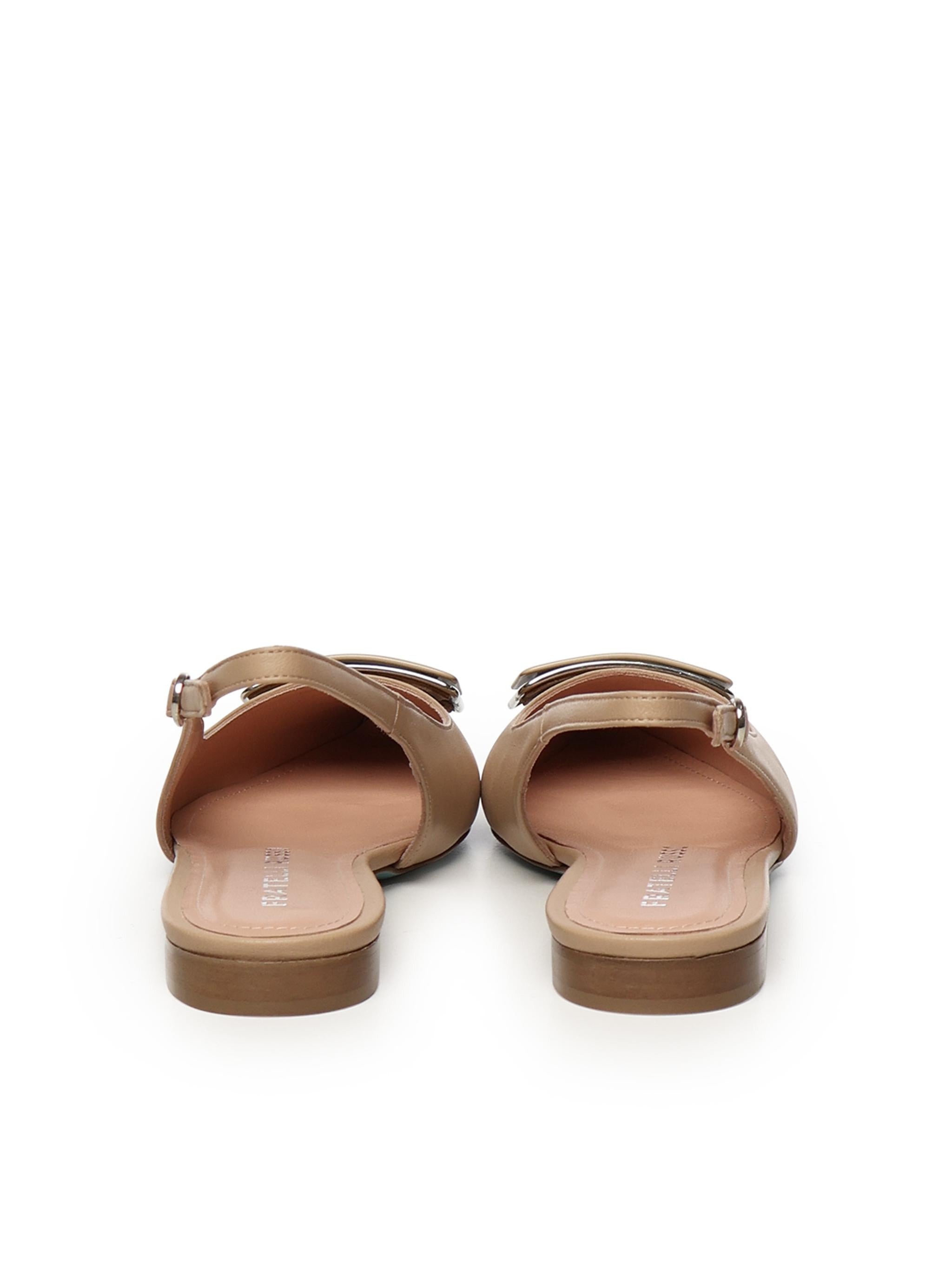 SLINGBACK ELVIRA IN NAPPA ELVIRA 2513 NAPPAFONDOTINTA FRATELLI RUSSO