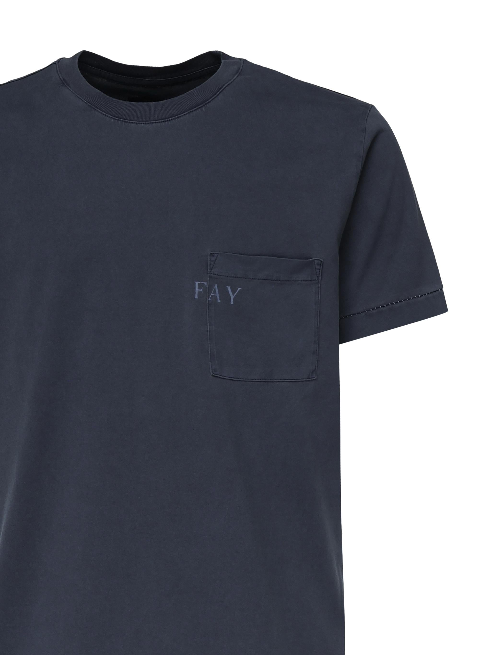 T-shirt con logo NPMB350132TUY1 U811 FAY