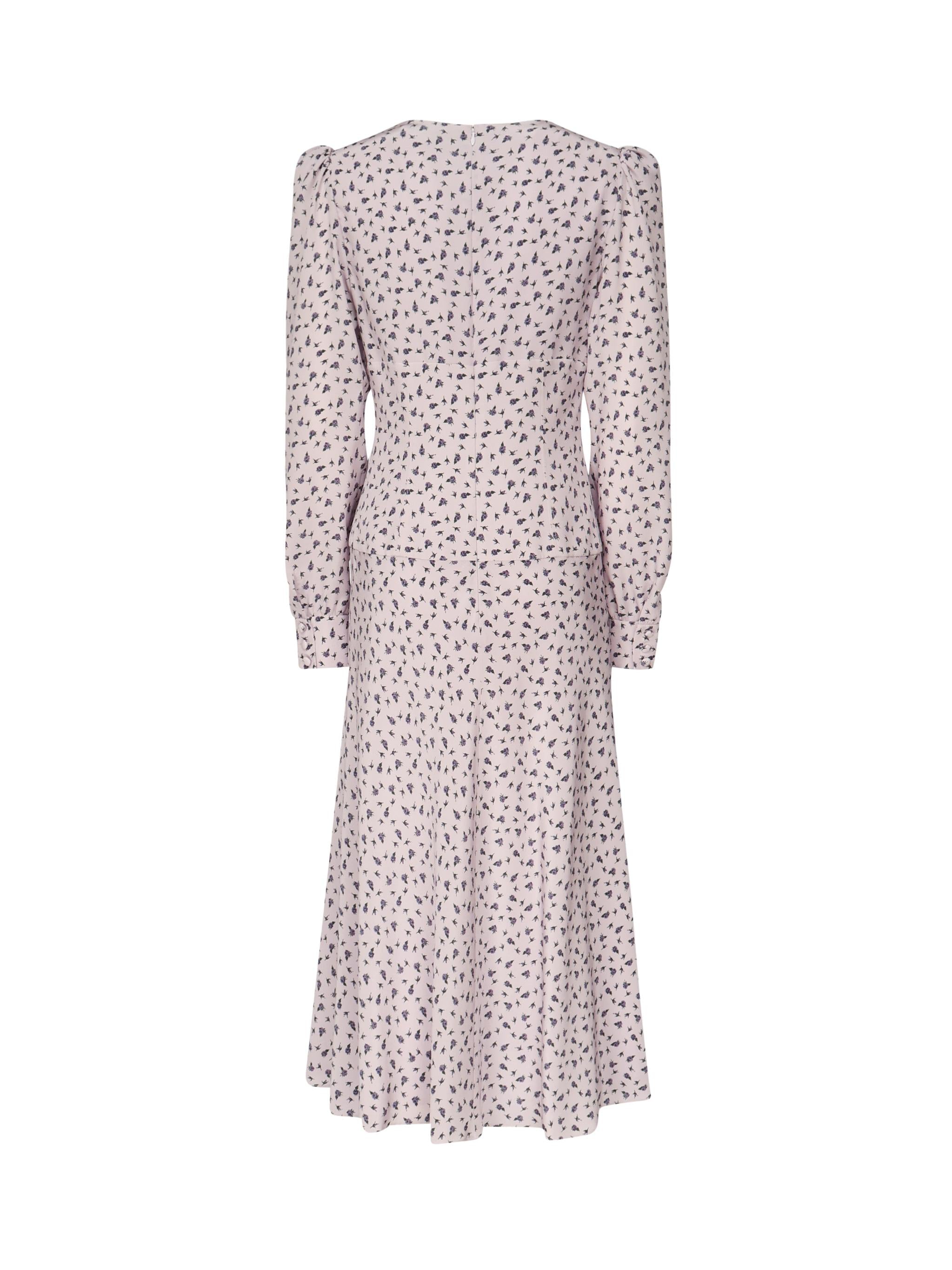 Abito con stampa rose FABX3985F4464 1911 ALESSANDRA RICH