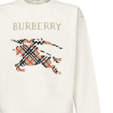 Felpa in cotone con EKD a punto croce 8110547 B7078 BURBERRY