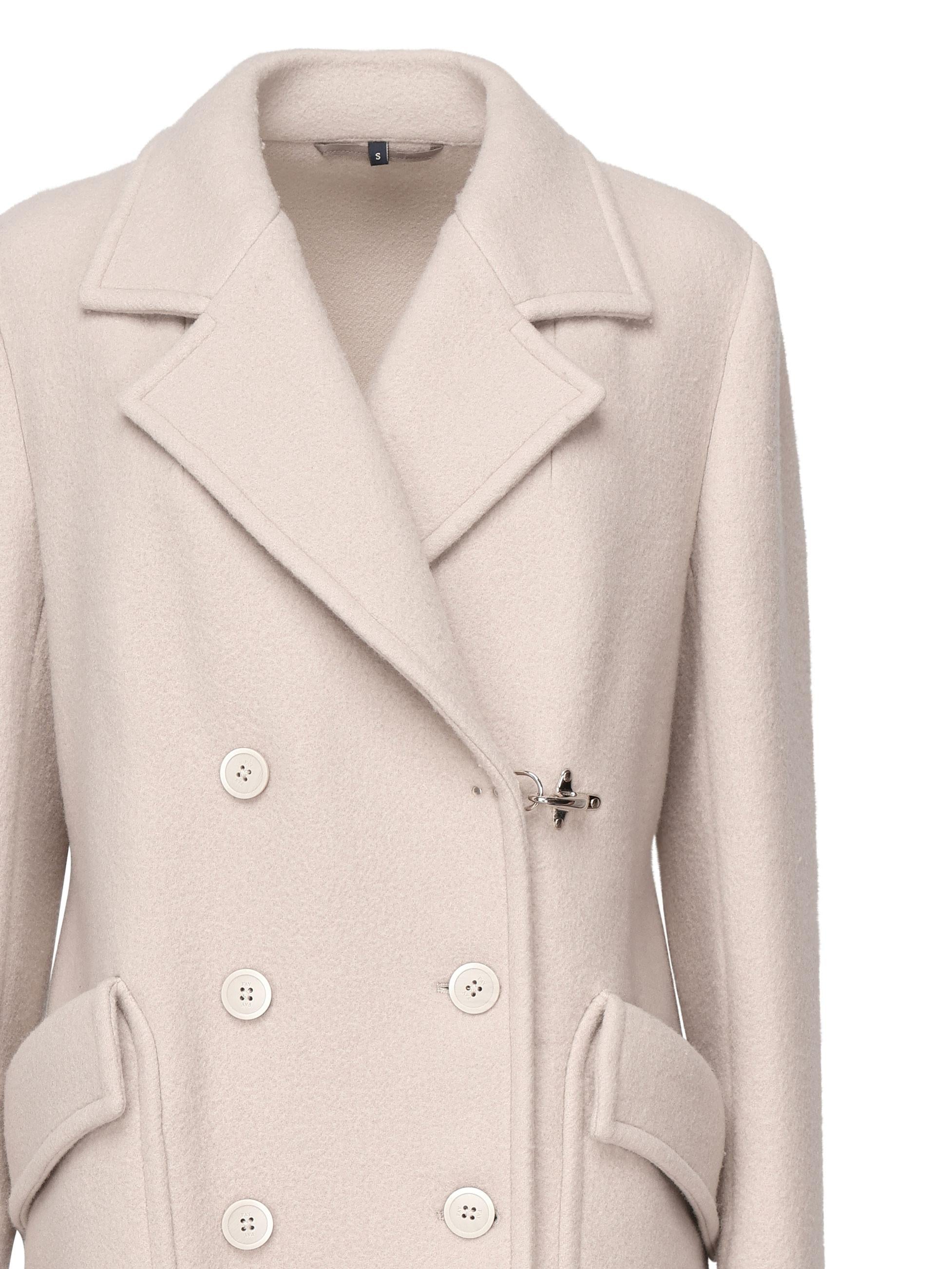 Cappotto Peacoat con iconico gancio NAW07493110WIN C205 FAY