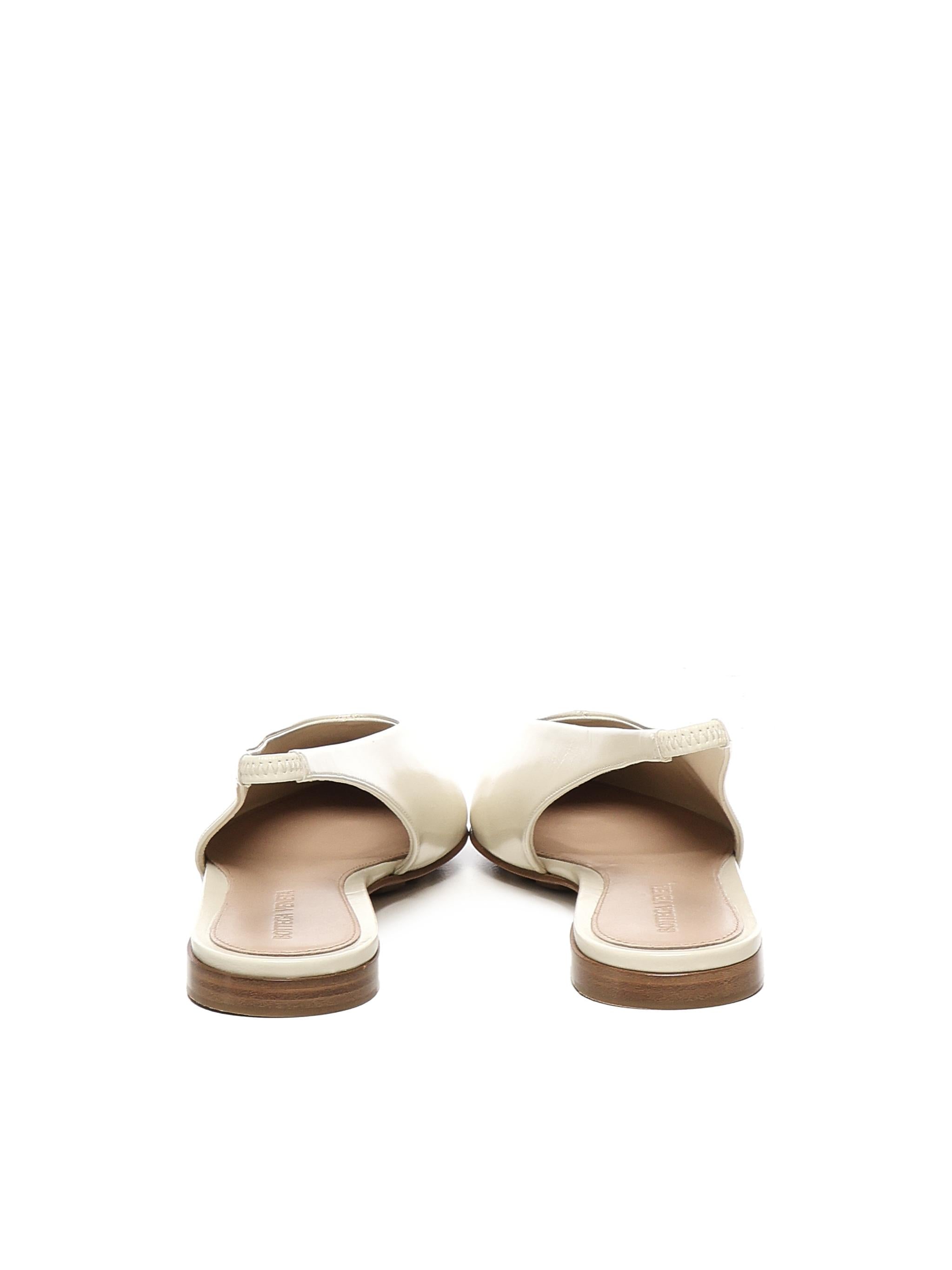 Ballerine slingback Sofia in pelle di vitello lucida 827702 V3H909031 BOTTEGA VENETA