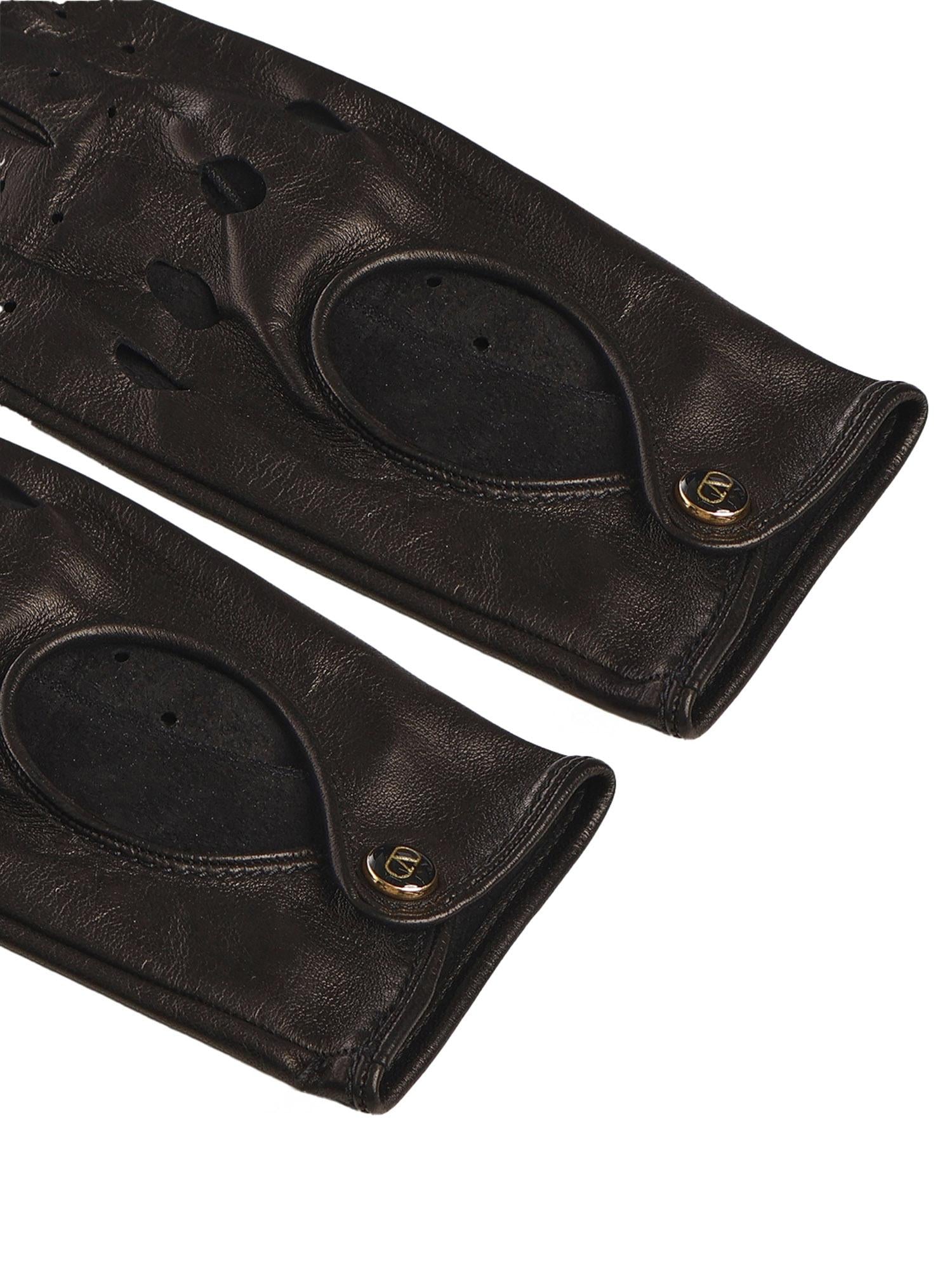 Guanti in pelle con logo 7W2GAA00 LDUN06 VALENTINO GARAVANI