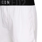Boxer midi con logo D7B646260 100 DSQUARED2