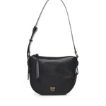 Borsa hobo a spalla piccola in pelle 105332 A0QOZ99Q PINKO