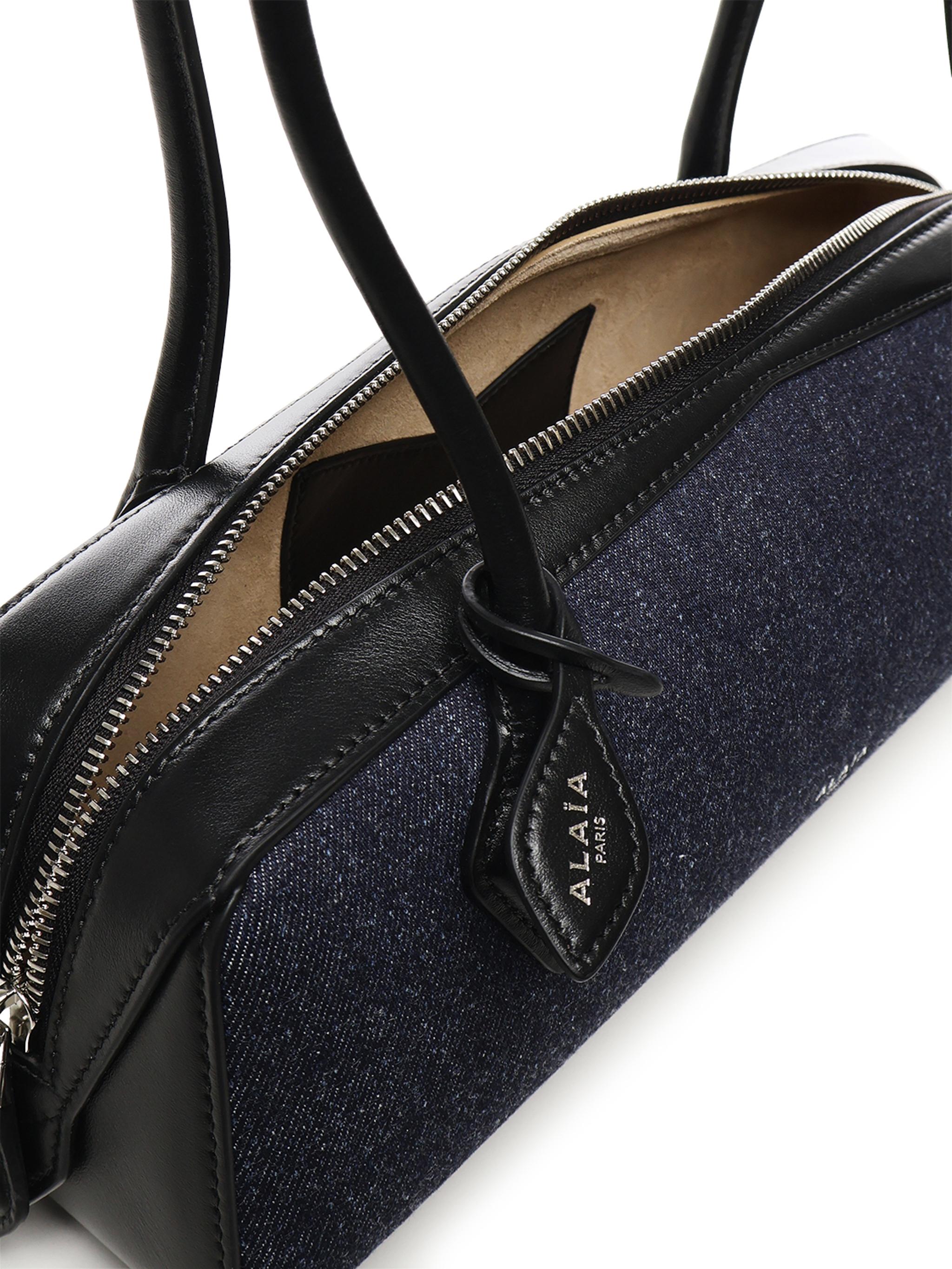 Borsa le Teckel media in denim AA1S06033CA384 516 ALAIA