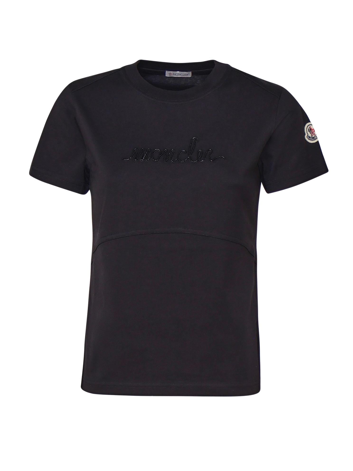 T-shirt in cotone J20938C00015 89AIJ999 MONCLER