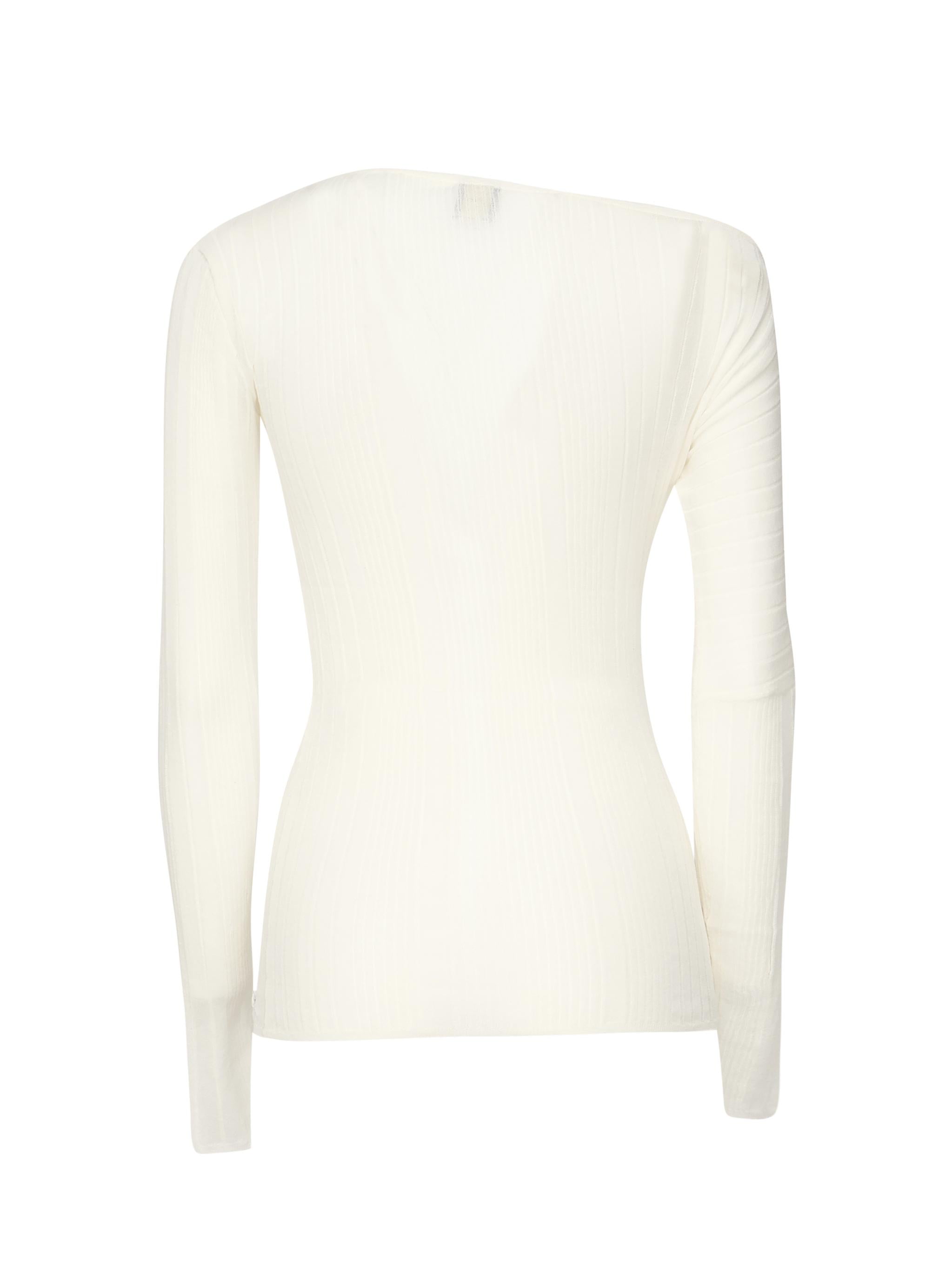 Maglia Vallelunga asimmetrica 104766 A1NDZ09 PINKO