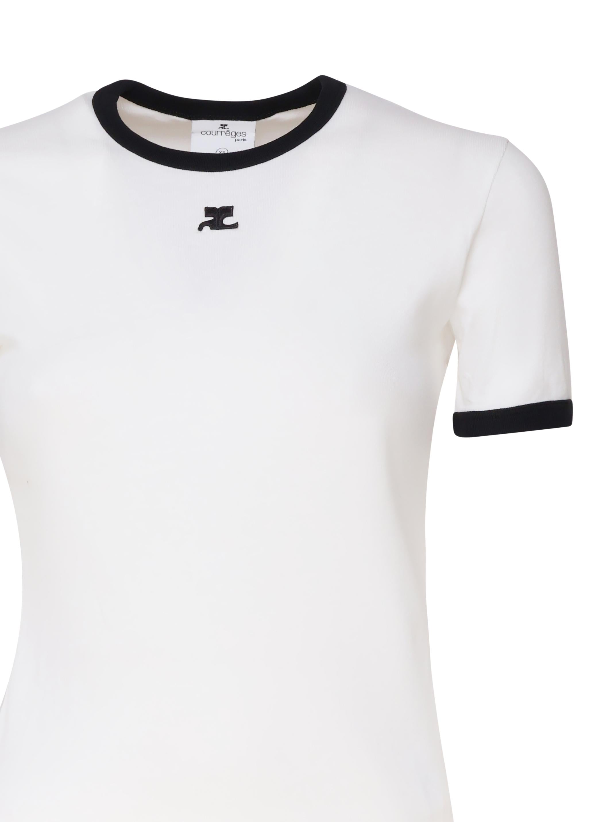 T-shirt in cotone VESJTS017JS0070 0098 COURREGES