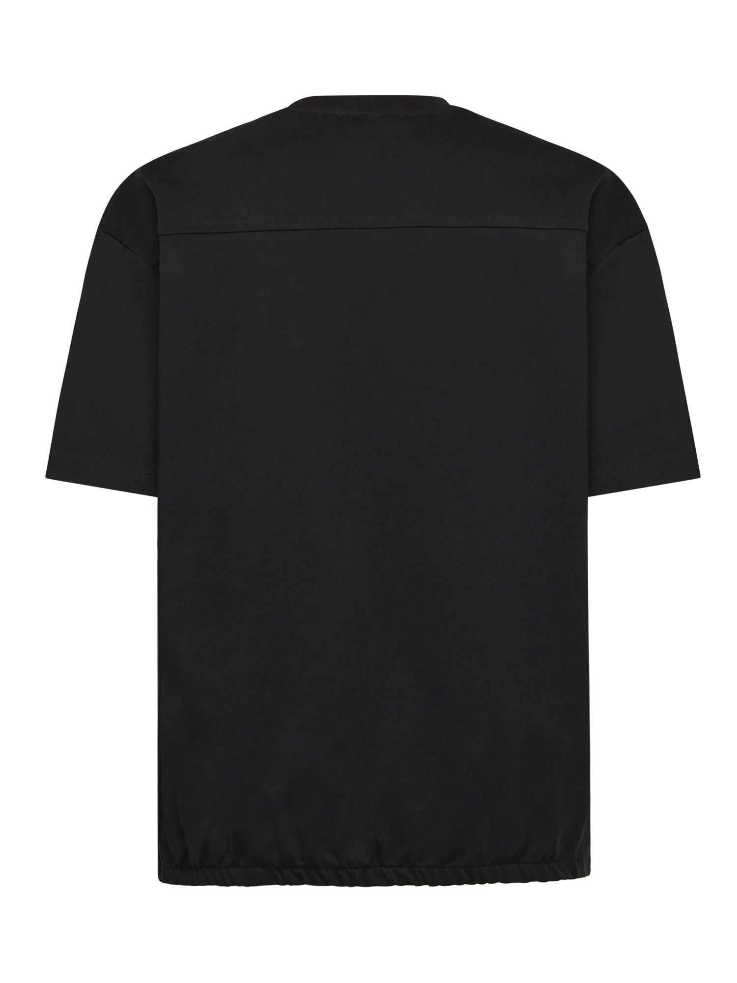 T-shirt Marcy in cotone<BR/> MARCY NERO GIULIANO GALIANO