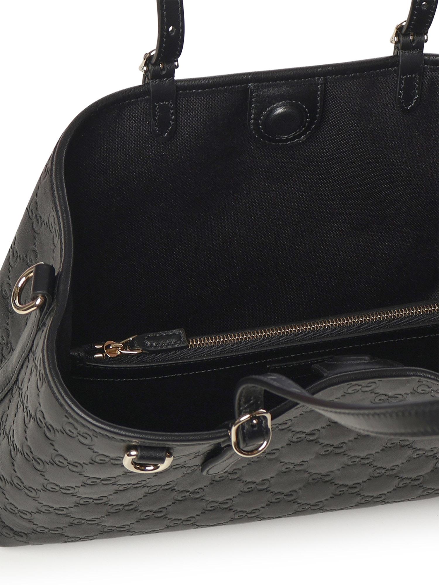 Borsa shopping GG Emblem in pelle media 815214 AAFDV1000 GUCCI