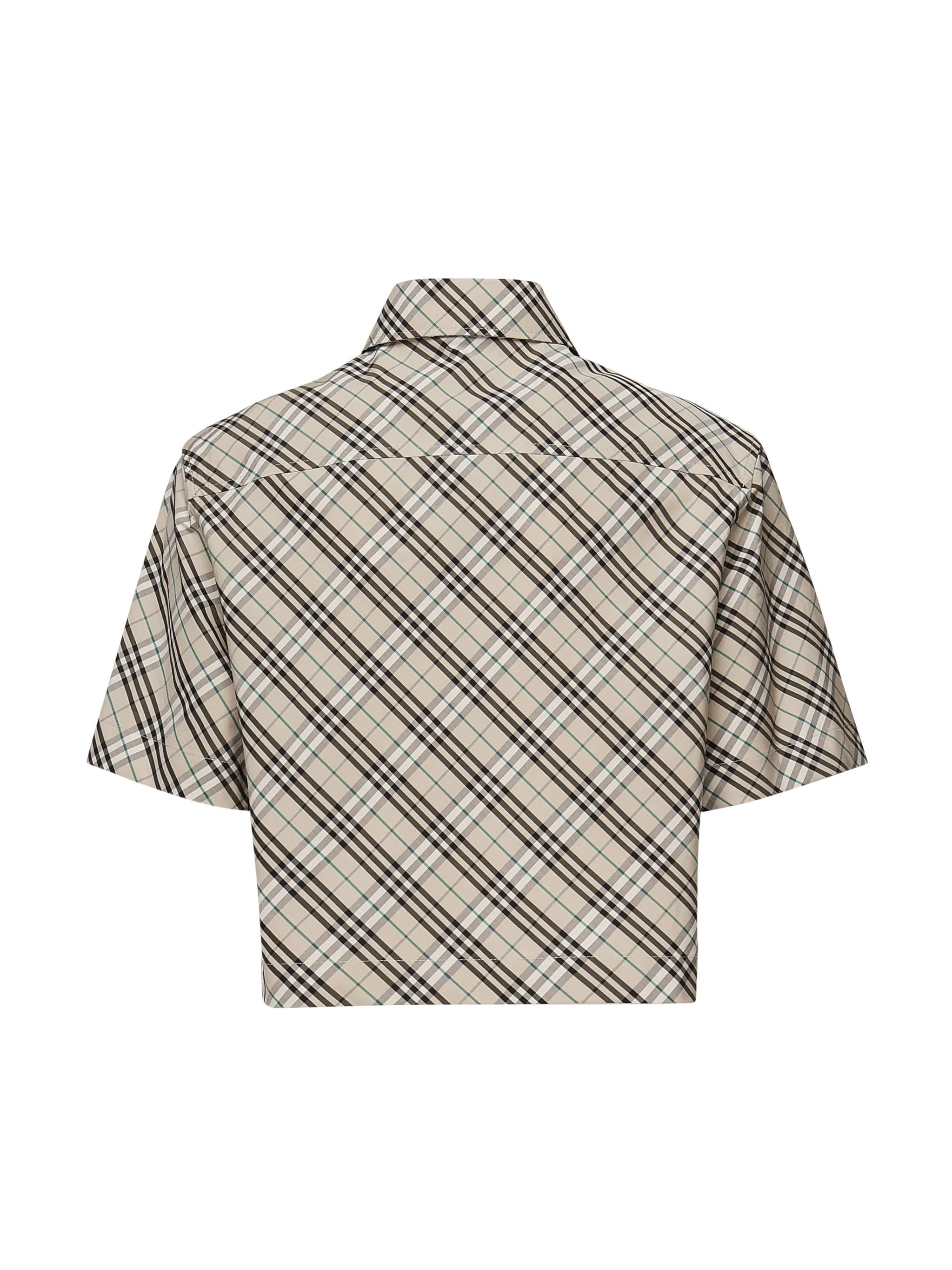Camicia cropped Check 8101121 C1849 BURBERRY