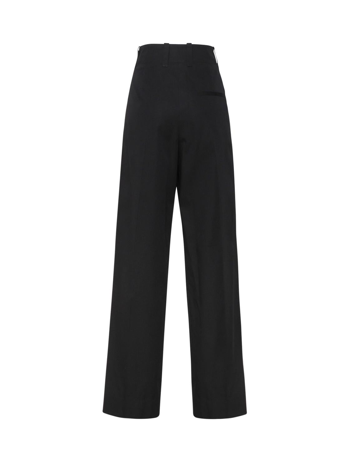 Pantaloni in lana grain de poudre compatta 771675 V3YS01002 BOTTEGA VENETA