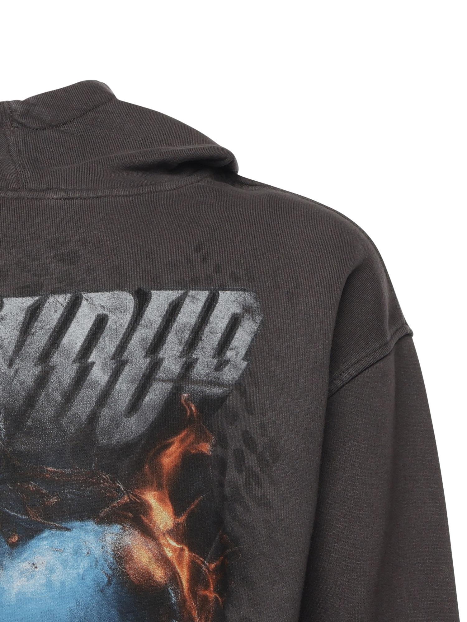 Felpa con stampa in cotone F509 KF0151DLQ3999 DONDUP