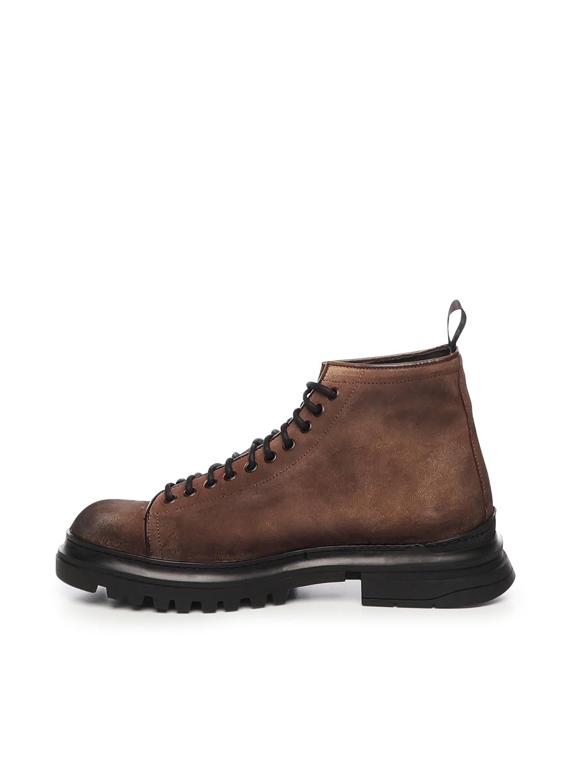 Scarpe Ronnie in camoscio RONNIE CAMOSCIOTABACCO GIULIANO GALIANO