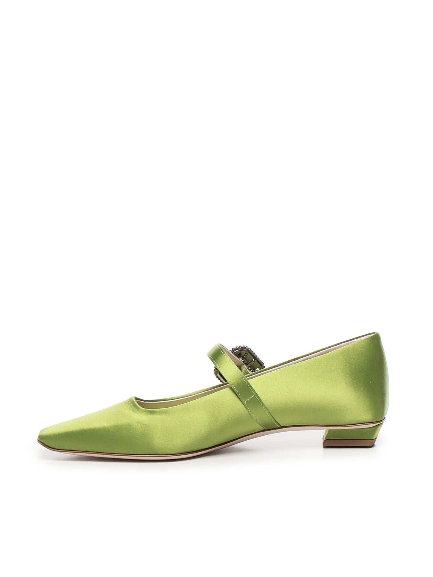 Ballerine Belle Vivier in satin RVW00743300RS0 V403 ROGER VIVIER