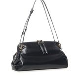 Pochette in pelle con logo 5BF129 2IEOF0002 MIU MIU