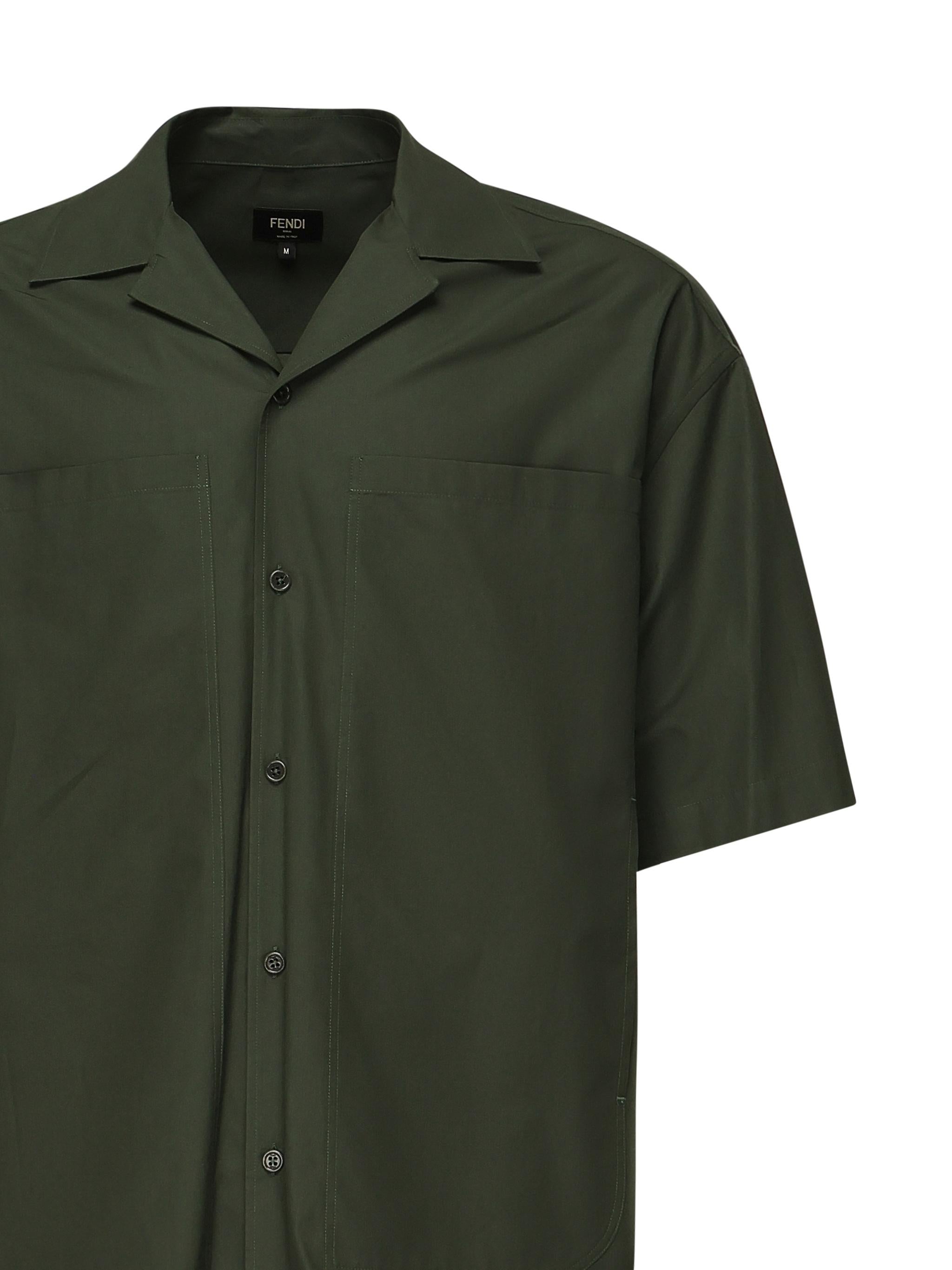 Camicia Bowling in cotone FS1307 AU6XF083B FENDI