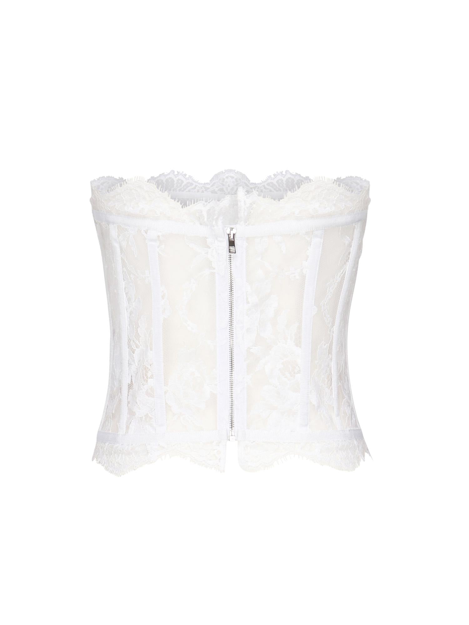 Top bustier in pizzo F72X4T HLMQJW0800 DOLCE & GABBANA