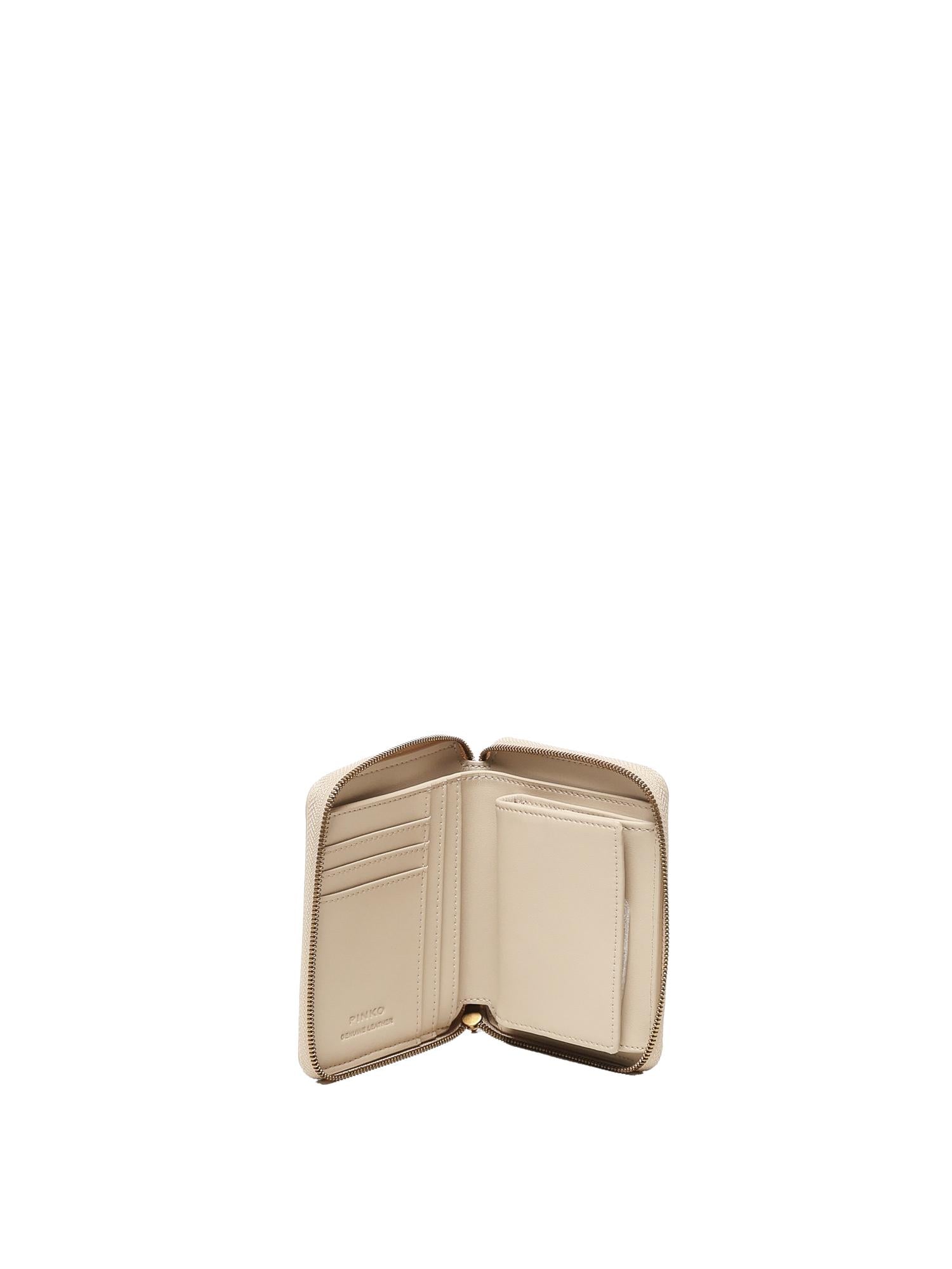 Portafoglio quadrato zip-around 100249 A0F1C50Q PINKO
