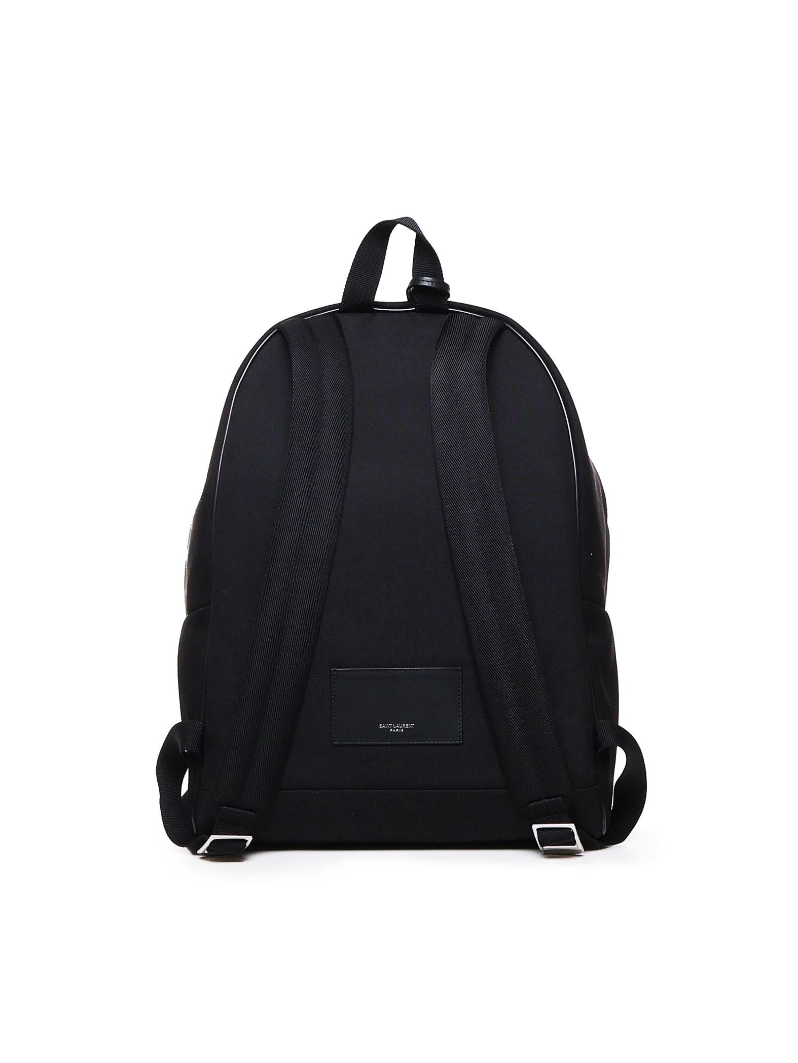 Zaino city ricamato in tela 534968 FAAVV1070 SAINT LAURENT