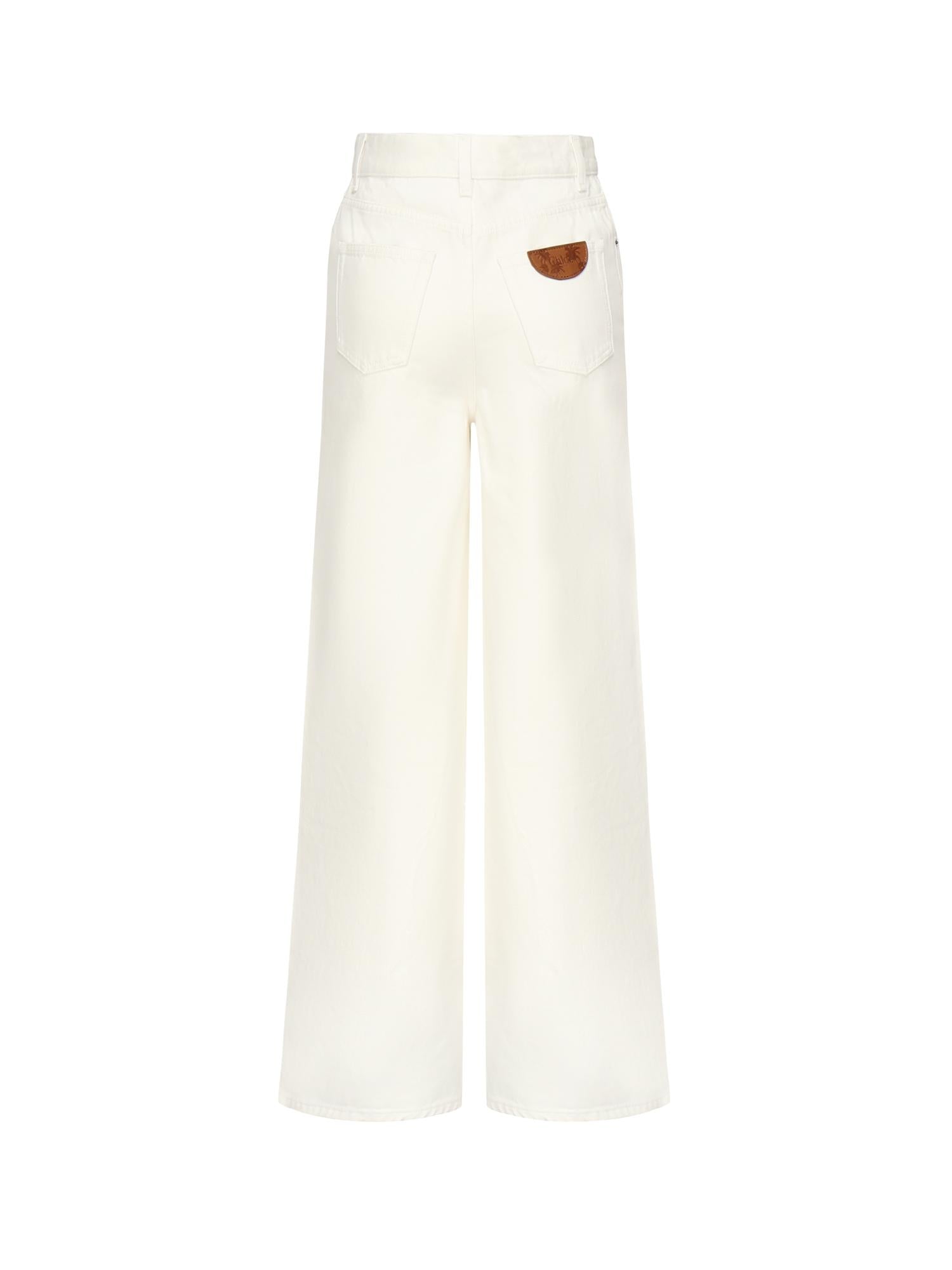 Jeans a gamba ampia in denim CHC25ADP02257 101 CHLOÉ