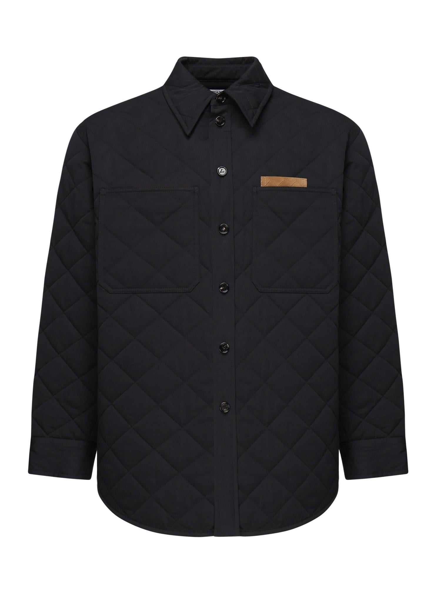 Overshirt trapuntata in cotone 837036 V5O604246 BOTTEGA VENETA