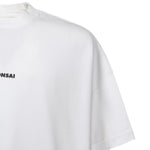 T-shirt in cotone con logo TS001001 WHT BONSAI