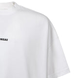 T-shirt in cotone con logo TS001001 WHT BONSAI