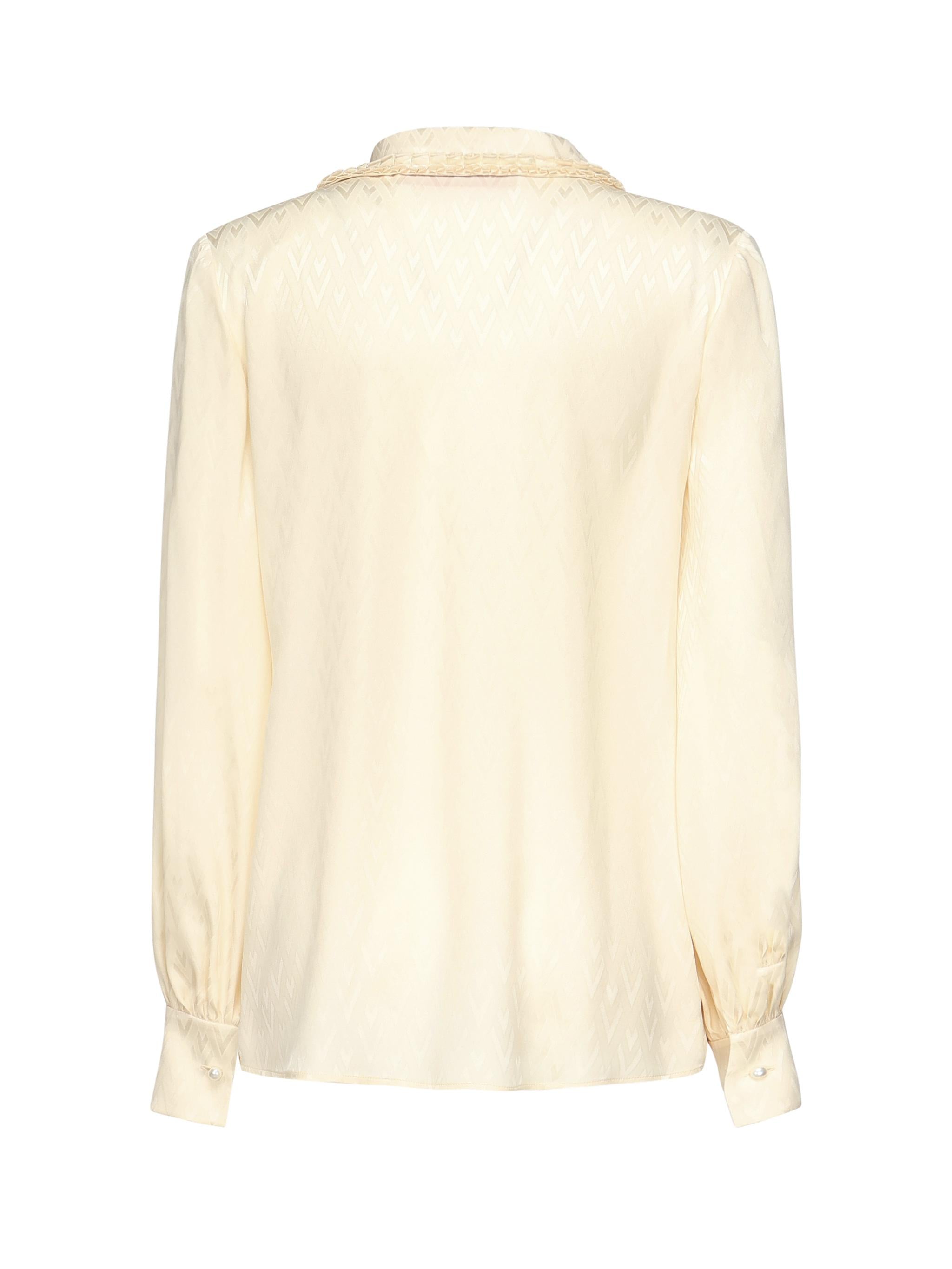 Camicia in seta Toute la V<BR/> 6B0AB7M0 93LET5 VALENTINO GARAVANI