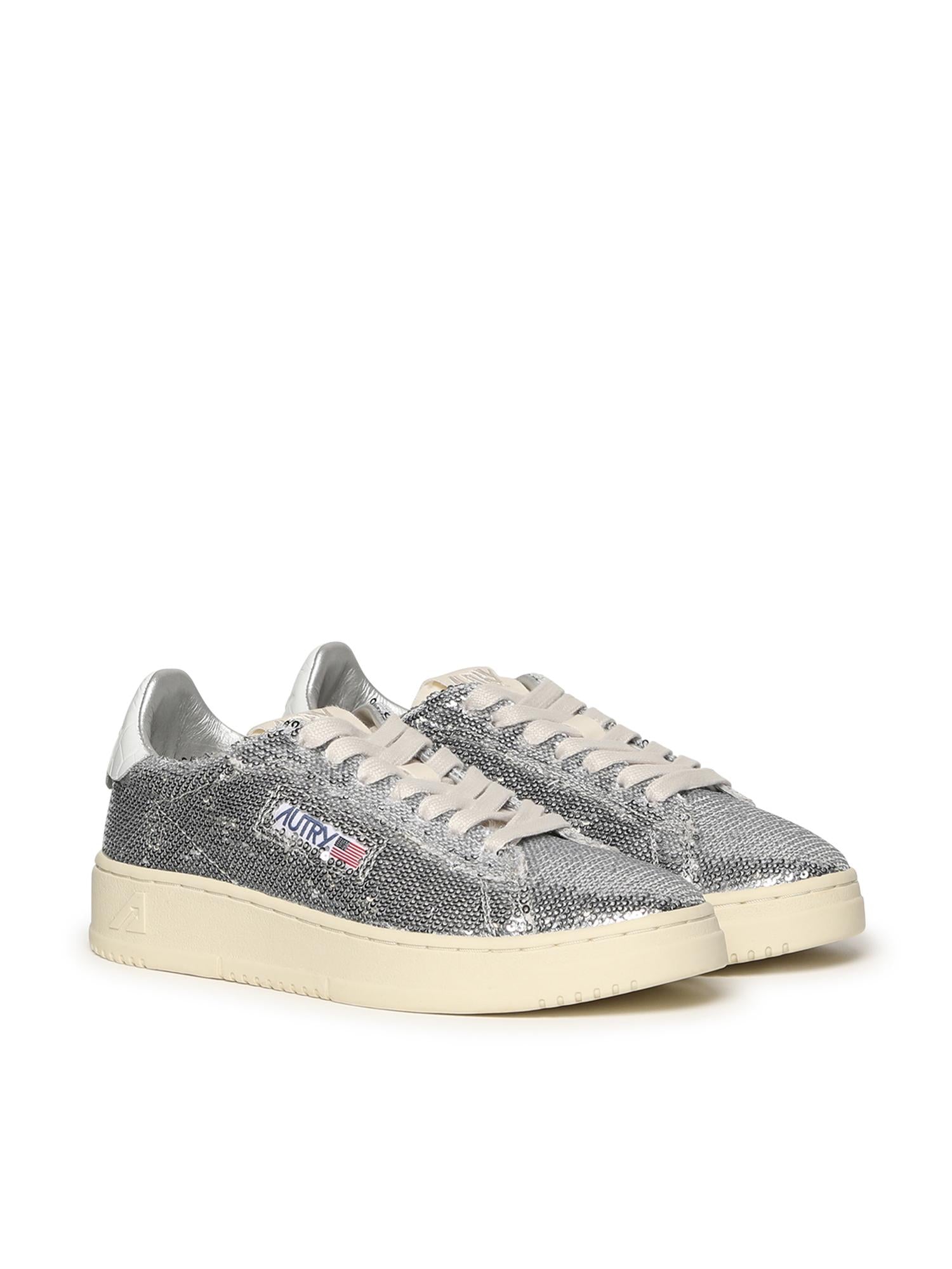 Sneakers Dallas low 'Sparkling' in paillettes<BR/> ADLW TI05 AUTRY
