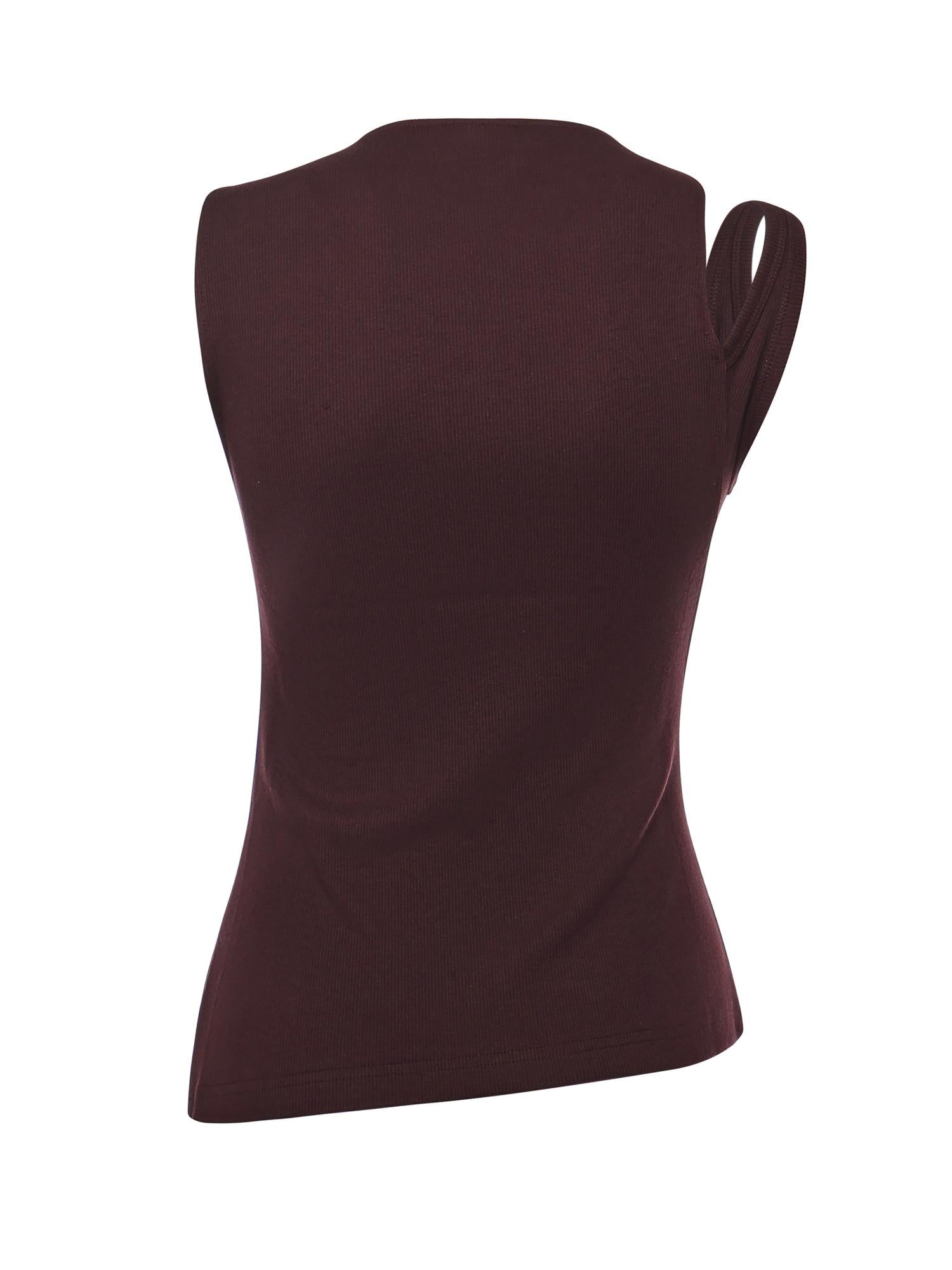 Top Transverse in cotone anni '90 425JDE146JS0194 4010 COURREGES