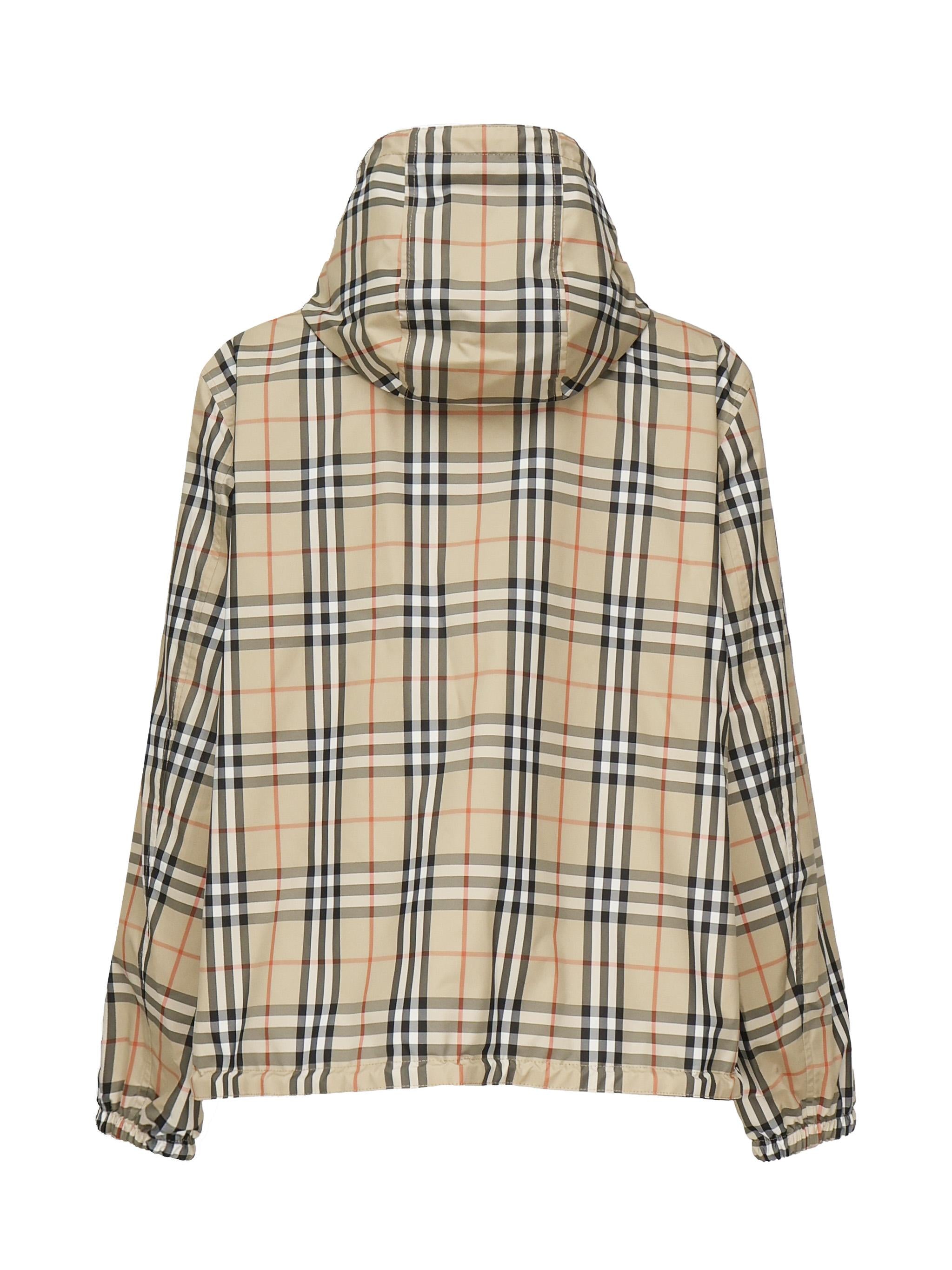 Giacca reversibile Check<BR/> 8110371 B9368 BURBERRY
