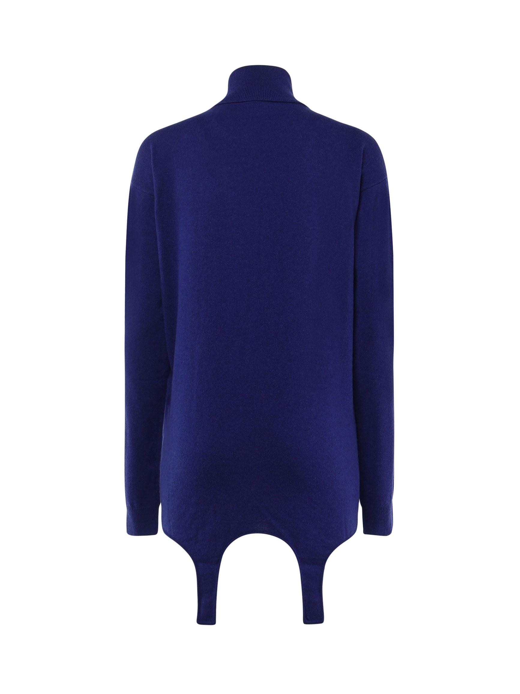 Maglioncino a collo alto e guepiere 806969 YALL24069 SAINT LAURENT